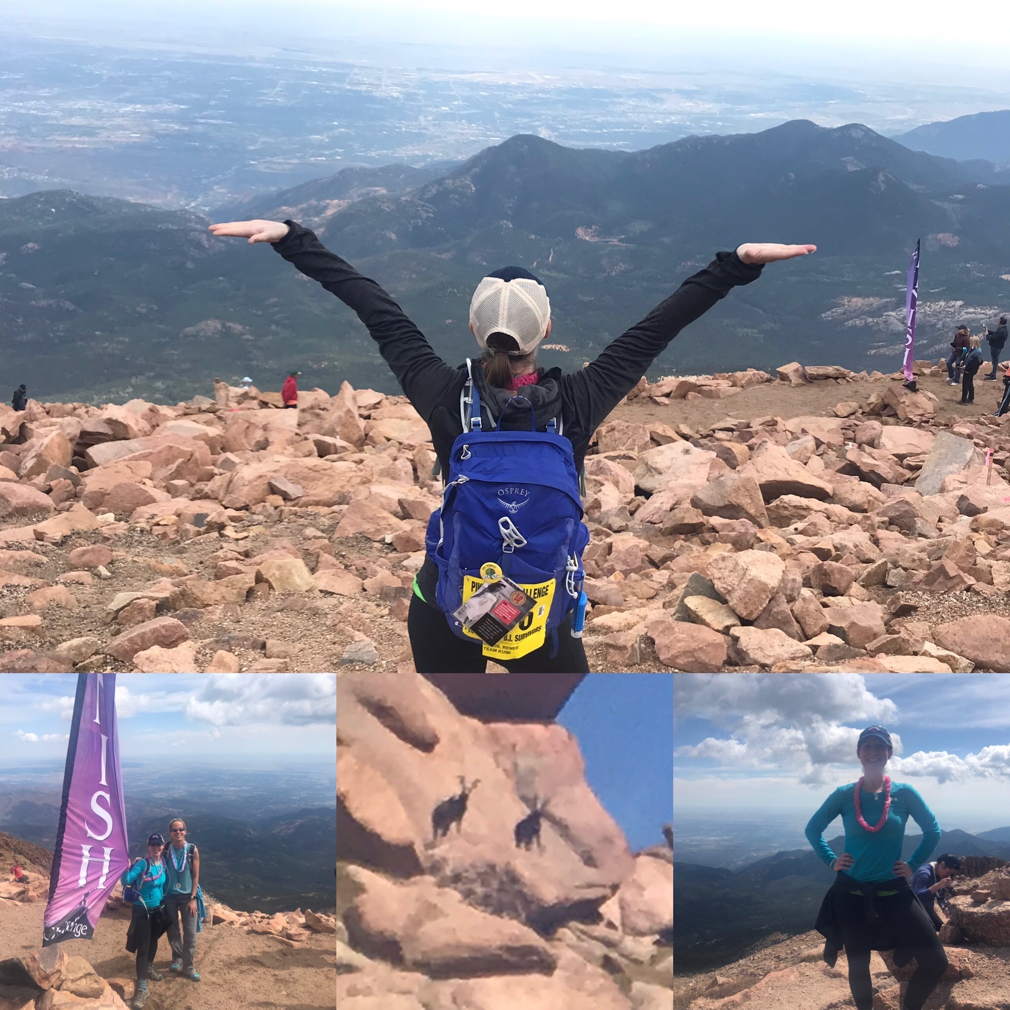 2022 Pikes Peak Challenge Summit Hiker Renee Dowis Pikes Peak Challenge